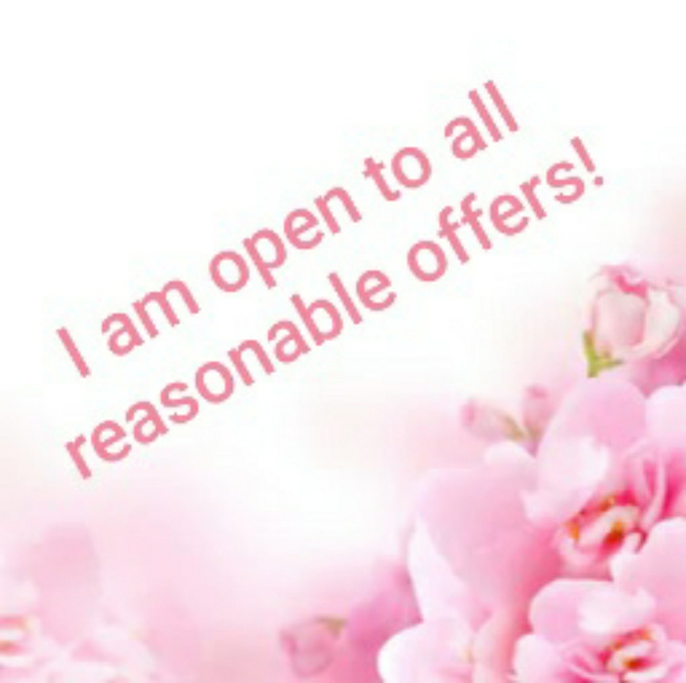 Open to reasonable offers!